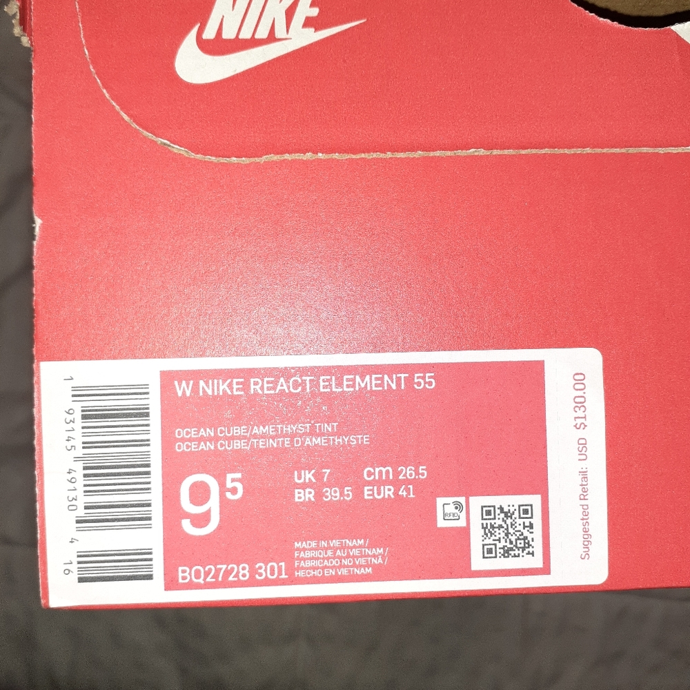 Brand new Nike React Element 55 (sz 9.5)